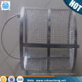 Customize 18/8 stainless steel wire mesh basket with lid